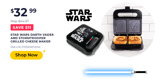 STAR WARS GRILLED CHEESE MAKER