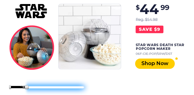 STAR WARS DEATH STAR POPCORN MAKER