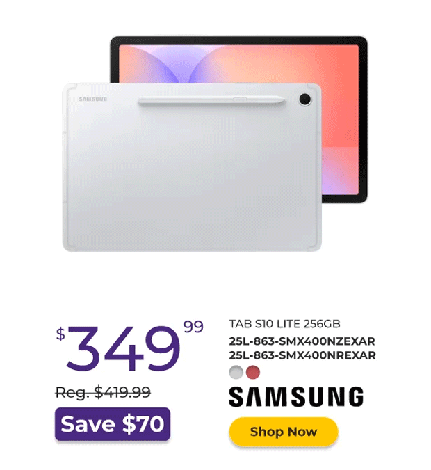 Samsung Tab S10 Lite Tablet
