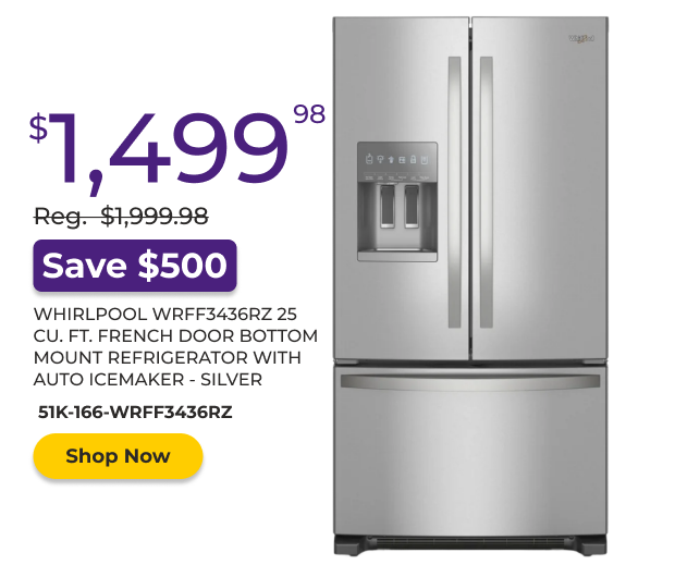 Whirlpool 25 CU. FT. French Door Refrigerator