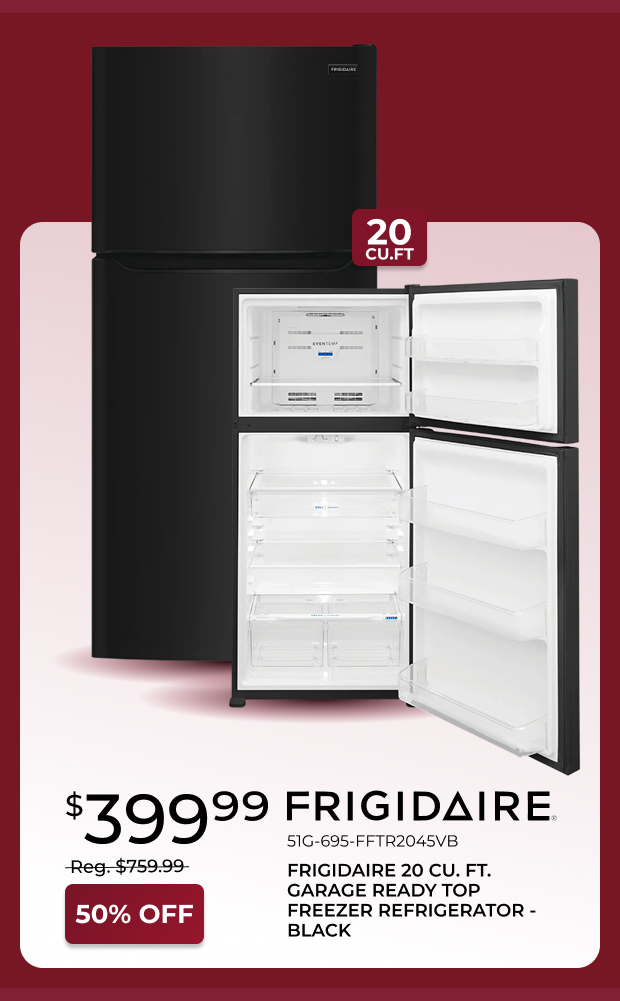 Frigidaire 20 CU.FT Refrigerator