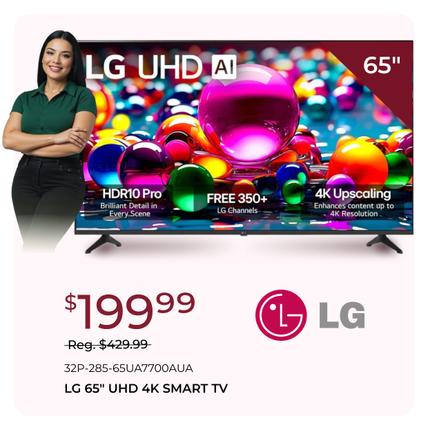 LG 65-inch UHD 4K Smart TV
