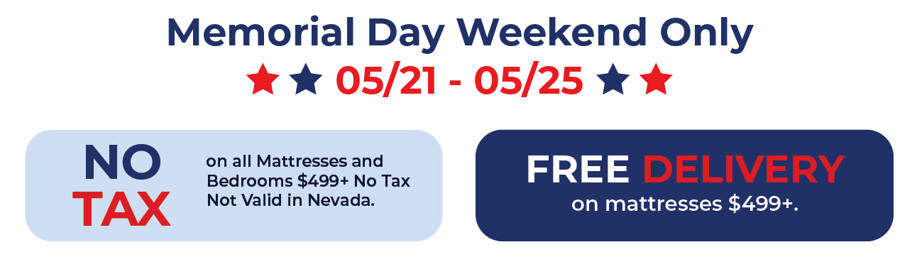 Memorial Day Sale - No Tax
