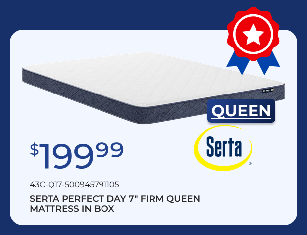 Serta 7-inch Firm Queen Mattress