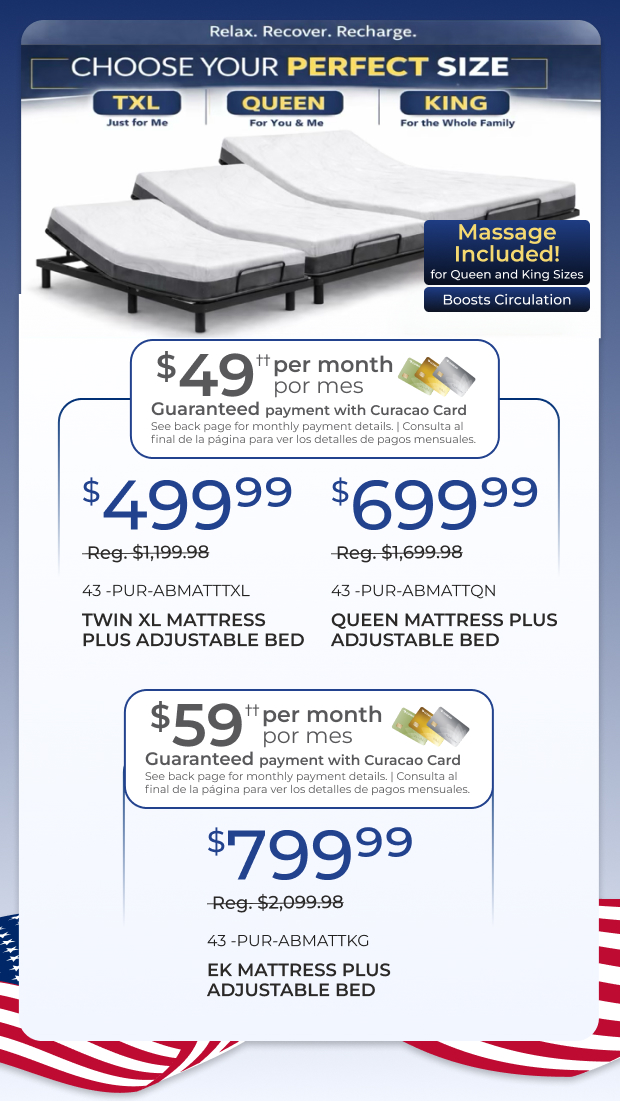 Choose your perfect mattress size