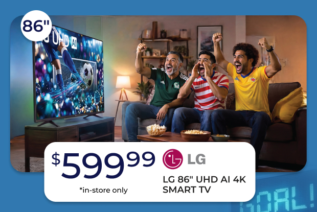 LG 86" UHD AI 4K Smart TV