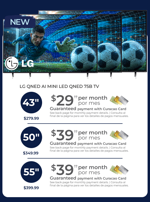 LG QNED TVs 43-55 inches