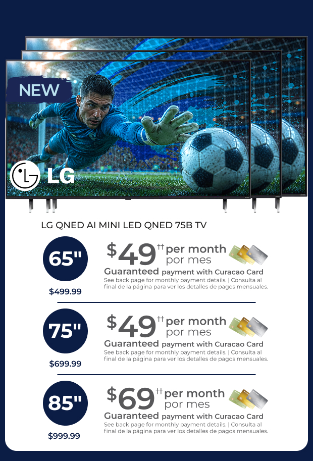 LG QNED TVs 65-85 inches