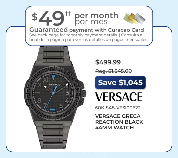 Versace Greca Reaction Black
