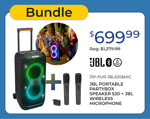 JBL Partybox 520 Bundle