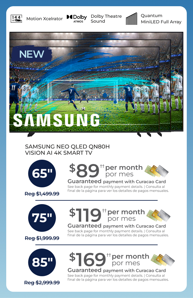 Samsung NEO QLED Vision AI 4K Smart TVs