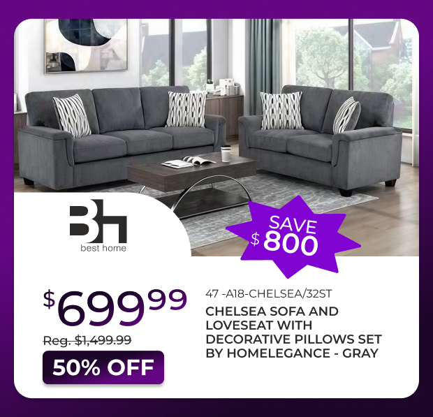 Chelsea Sofa and Loveseat