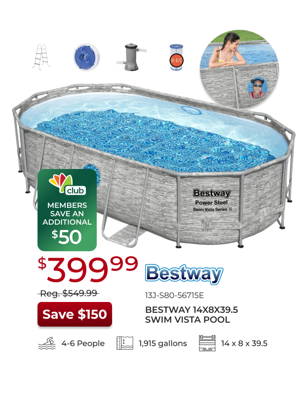 Bestway Pool Set 14x8x39