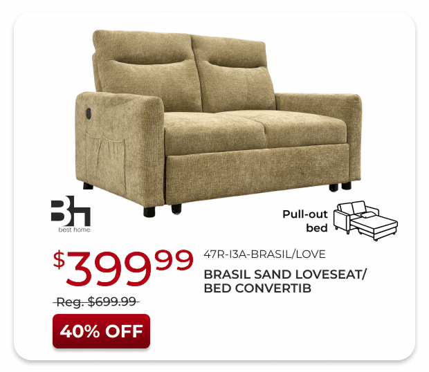 Brasil Sand Loveseat