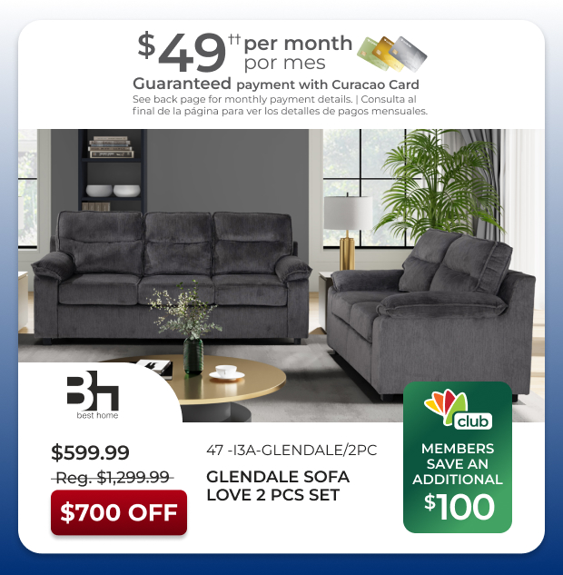 Glendale Sofa Set