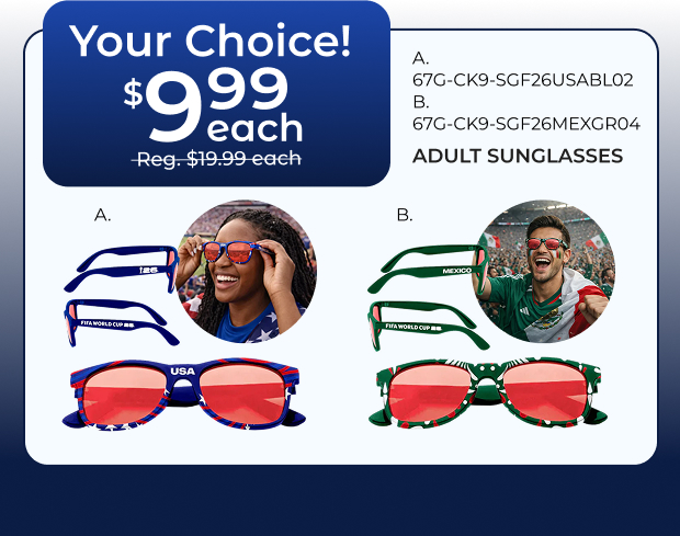 World Cup Sunglasses