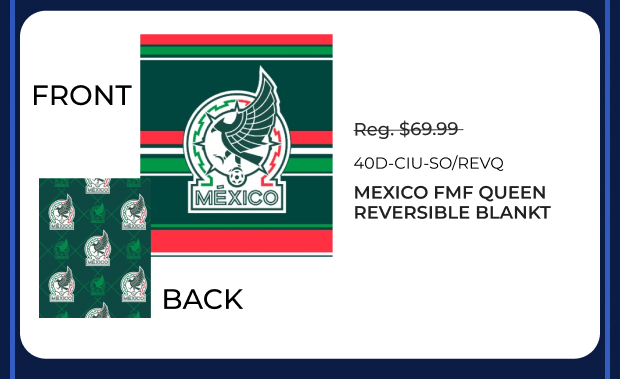 Mexico Reversible Blanket