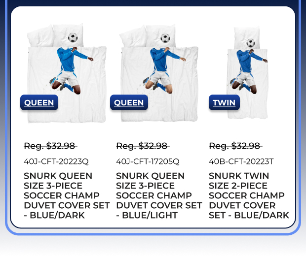 Snurk Soccer Champ Sets