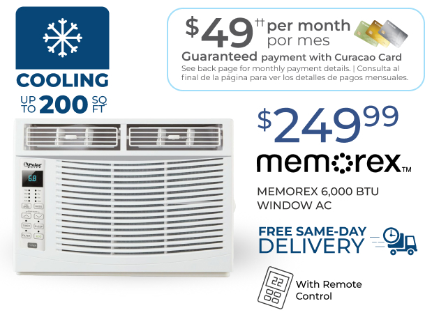 Memorex 6,000 BTU Air Conditioner