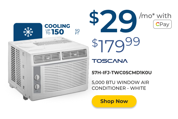 Toscana 5,000 BTU Window Air Conditioner