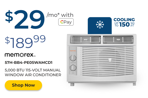 Memorex 5,000 BTU Window Air Conditioner