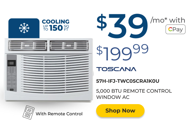 Toscana 5,000 BTU Window Air Conditioner - White