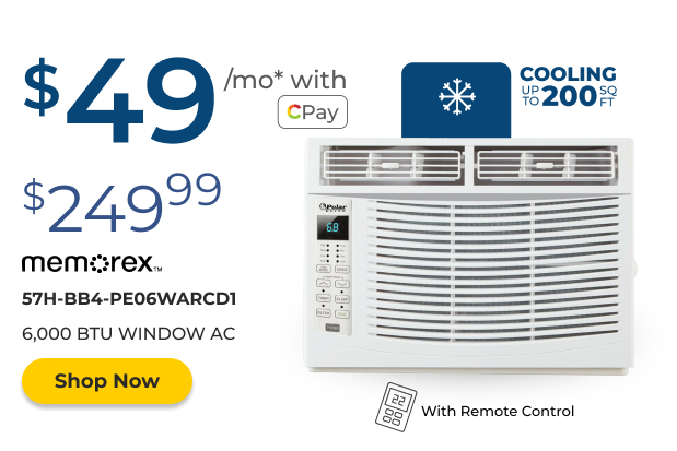 Memorex 6,000 BTU Air Conditioner