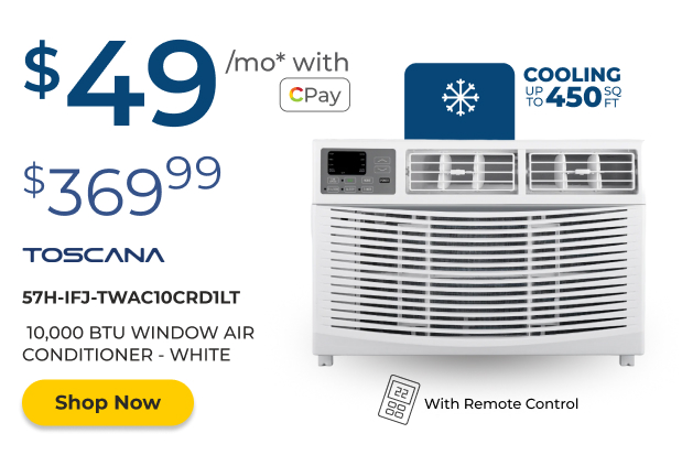 Toscana 10,000 BTU Window Air Conditioner