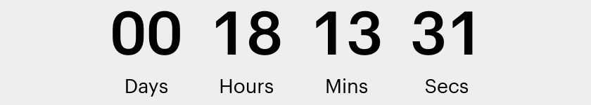 Cyber Sale - Countdown Timer