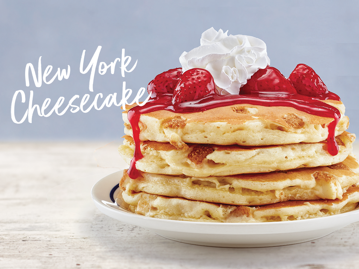 New York Cheesecake Pancakes are at IHOP!