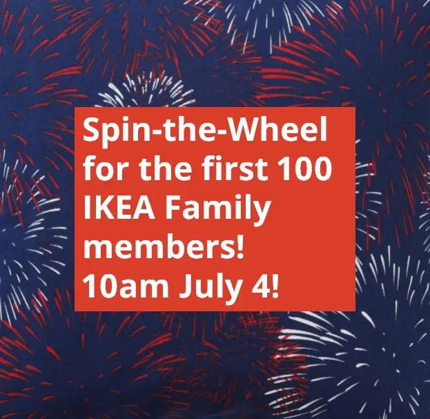 Be the first in store on July 4th!