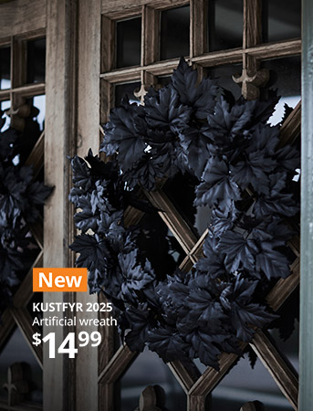 New KUSTFYR 2025 Artificial wreath $14.99