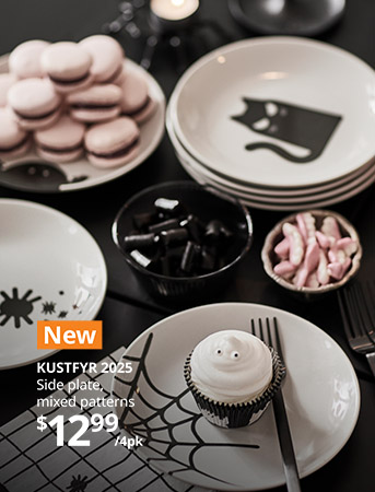 NEW KUSTFYR 2025 Side plate, mixed patterns