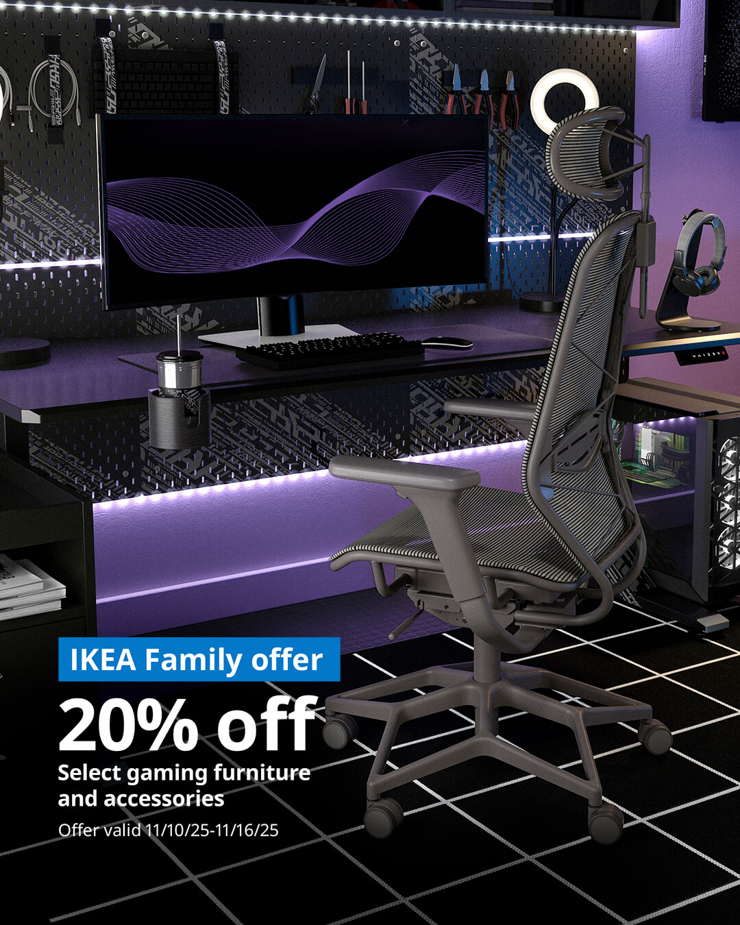 gaming chair and accessories
