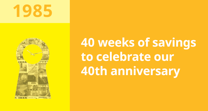 40 weeks of savings!