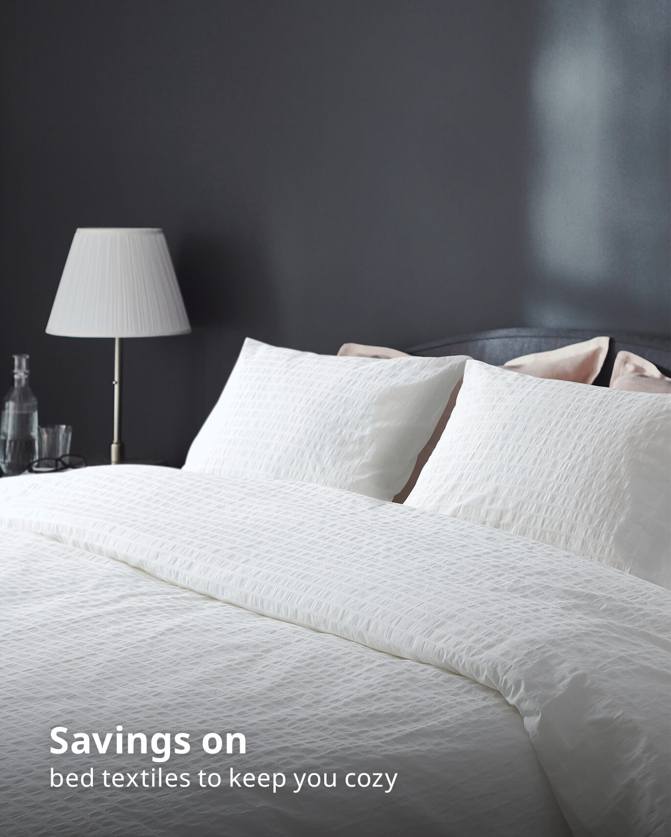 Savings on bed textiles to keep you cozy