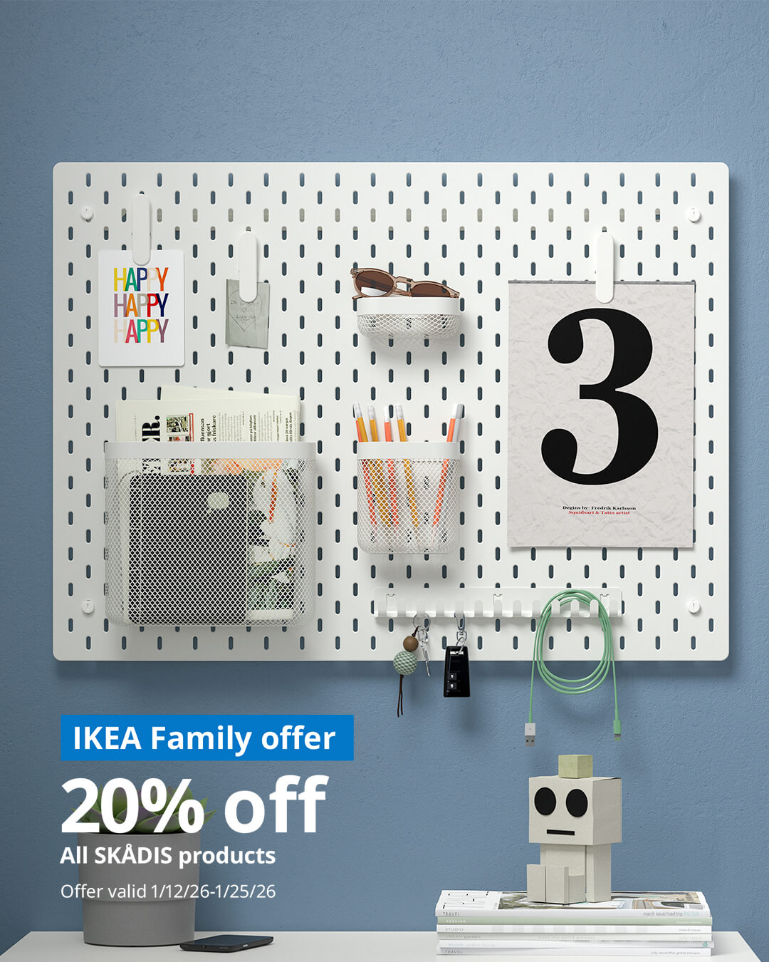 20% off all SKÅDIS products