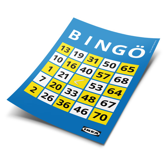 Free-to-Play BINGÖ at IKEA West Sacramento