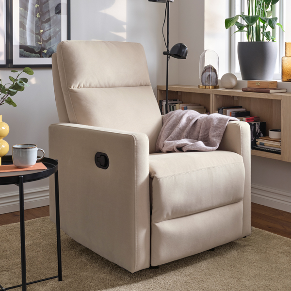 Beige armchair. 