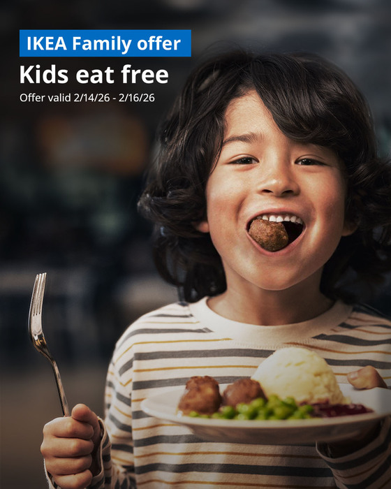 IKEA Family offer Kids eat free 