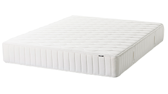 VÅGSTRANDA Pocket spring mattress, medium firm, Queen