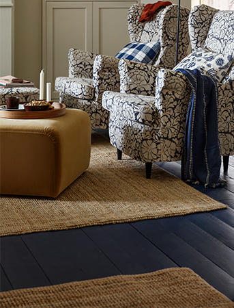 IKEA rug in room