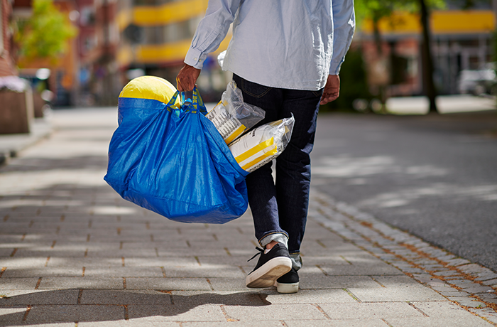 IKEA frakta shopping bag