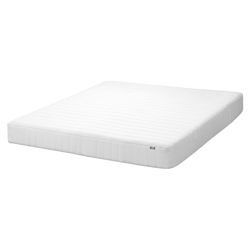 VÅGSTRANDA Pocket spring mattress, medium firm/white