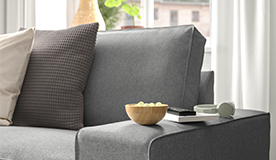 KIVIK Sofa, Tibbleby beige/gray