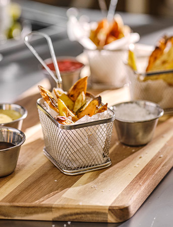 GRILLTIDER Serving basket, stainless steel