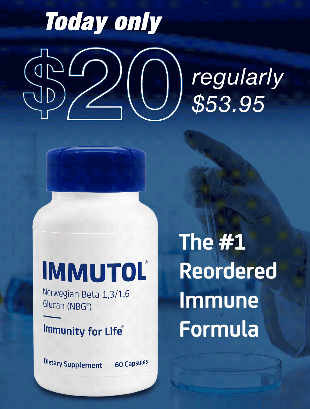 IMMUTOL is $20 per bottle