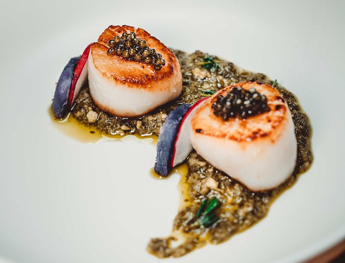 Scallops & Imperia Caviar