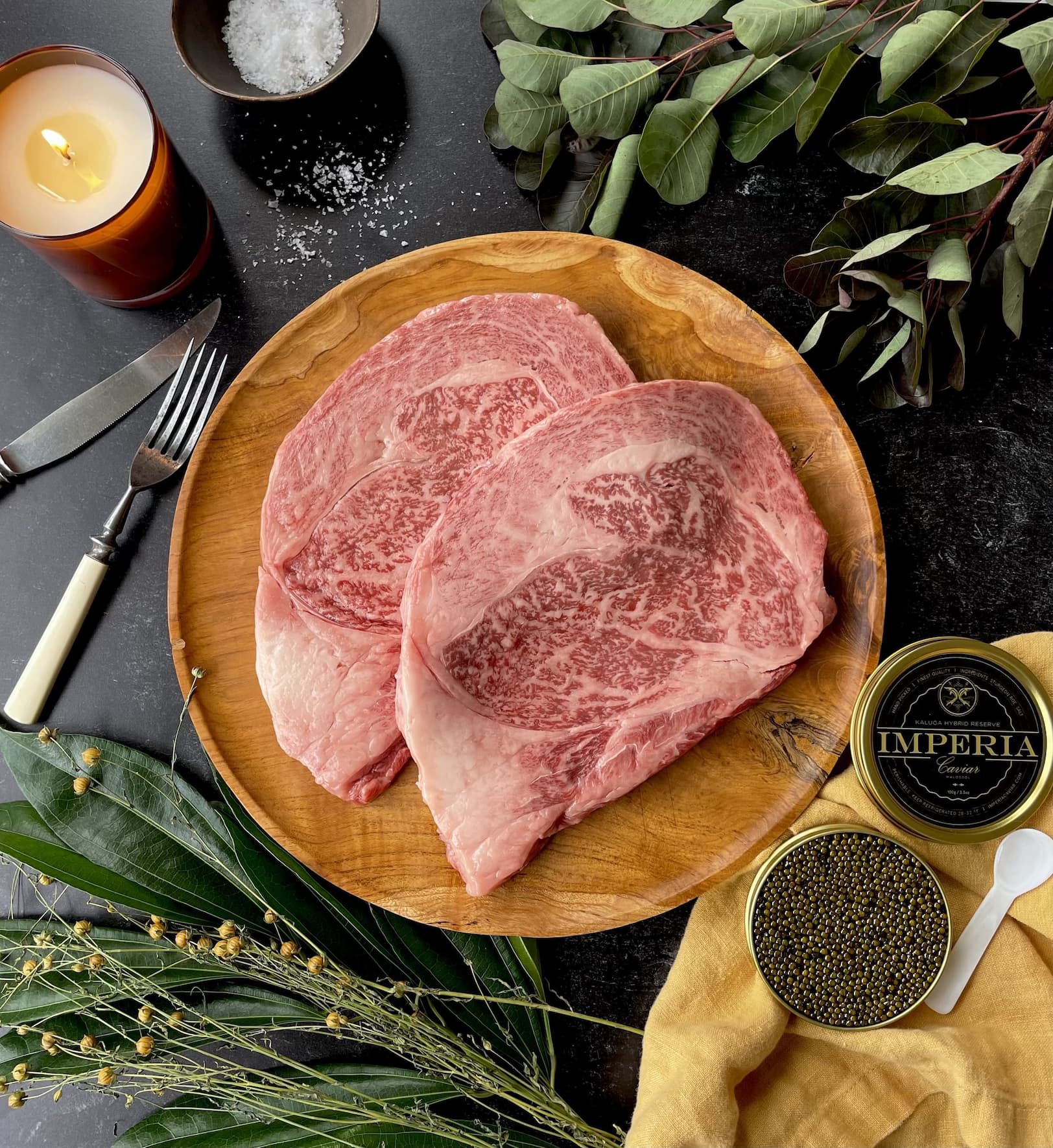 A5 Wagyu & Imperia Caviar
