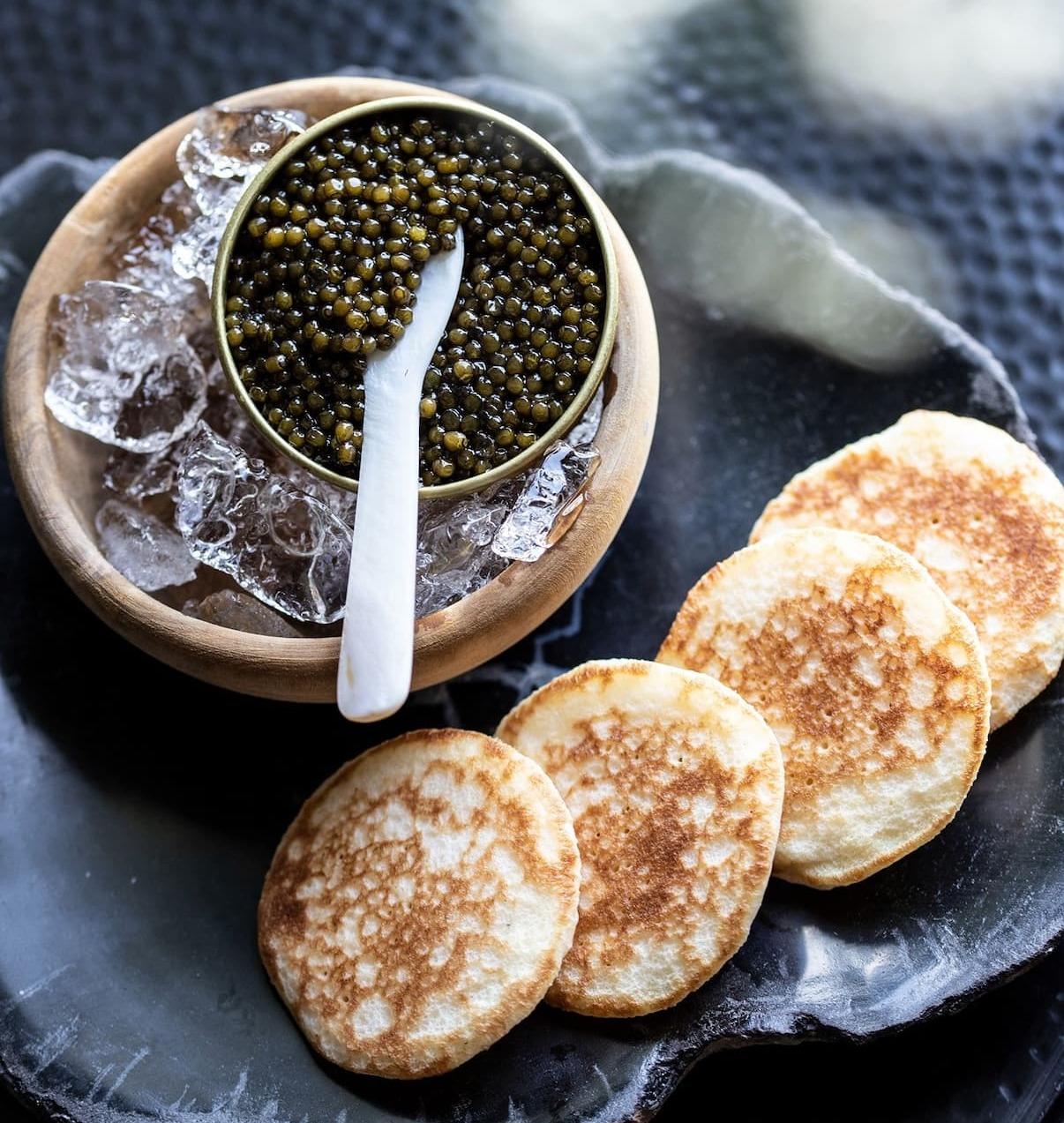 CAVIAR AND BLINIS 